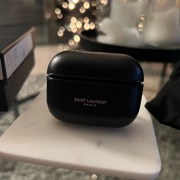 Saint Laurent Accessories - Saint Laurent Paris AirPod Cover